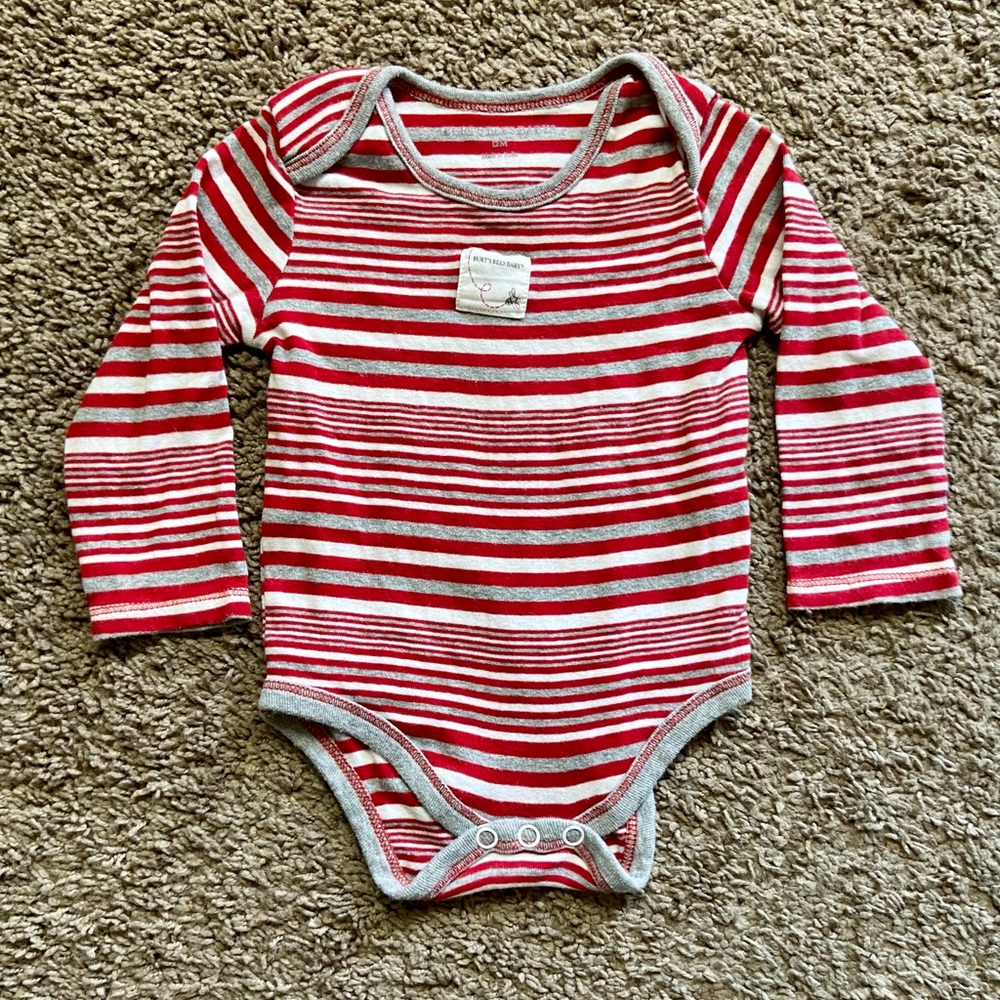 Burts Bees Long Sleeve Onsie